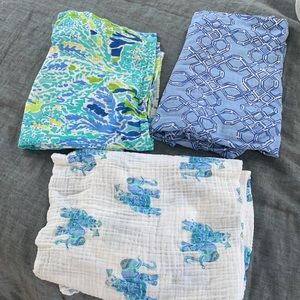 Lily Pulitzer swaddles